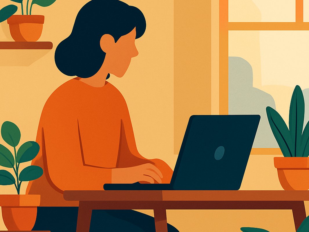 work, laptop, remote, job, workplace, editor, business, online, computer, woman, education, freelancer, working, office, technology, marketing, notebook, keyboard, workspace, ai generated